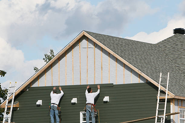 Professional Siding Contractor technician working in Harrison City, PA